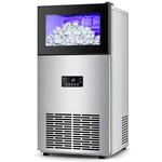 High-output 130LBS/DAY Stainless Steel Ice Maker For Home Bar & Outdoor. Fixed Price $666.99.