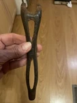 Antique Double Sided Cast Iron Stove Burner Plate Pot Lifter Tool Handle. Fixed Price $25.00.