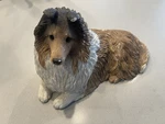 1987 Sandicast Sculpture 162 Collie Sable Sheltie Dog Statue Figure Sandra Brue. Fixed Price $32.99.