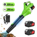 Cordless Leaf Blower 850CFM/200MPH & Speed Levels Electric W/2 Batteries 4.0AH. Fixed Price $54.89.