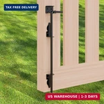 18/24 Inch Cane Gate Drop Rod, Heavy Duty Latch, Bolts For Wood. Fixed Price $24.36.