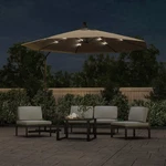 Cantilever Garden Parasol With Solar Leds Umbrella Sunshade Outdoor Vidaxl. Fixed Price $163.99.