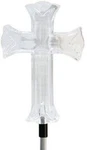 Solar Garden Cross White Led Stake Light By Alpine 34 Inches. Fixed Price $22.99.