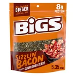 Bigs Sunflower Seeds, Sizzlin' Bacon Flavor, 5.35 Oz.. Fixed Price $10.96.