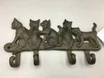 Giftcraft Cast Iron Wall Hooks - Cat Design 4. Fixed Price $8.00.