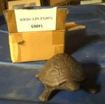 Key In Safe Cast Iron Turtle Hider Garden Outdoor Decoration Heavy!!. Fixed Price $21.88.