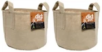 Hydrofarm Dirt Pot Reusable Planter, 7-GALLON Tan With Handles, HGDBT7H Two Pack. Fixed Price $19.97.