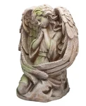 Alpine Corporation 19 In. Tall Old World Guardian Angel Outdoor Garden Statue. Fixed Price $95.17.