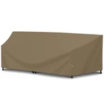 Sunpatio Outdoor Curved Sectional Couch Cover, Heavy Duty Waterproof Sofa. Fixed Price $90.95.