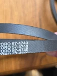 Genuine Oem Toro Exmark Belt 57-4740. Fixed Price $20.00.