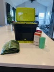 Full Circle Fresh Air Odor-free Kitchen Compost Bin Green Slate, 50 Bags. Fixed Price $25.00.