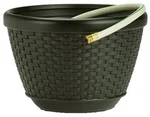Wicker Hose Reel Pot, Brown Resin, Ft. - HPW100. Fixed Price $54.48.