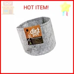 Hydrofarm Dirt Pot Flexible Portable Fabric Planter, Grey, 1 Gallon. Fixed Price $15.15.