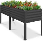 72X24X30IN Non Toxic Galvanized Raised Garden Bed, Metal Elevated Planter Box,. Fixed Price $270.29.