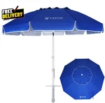 8 Feet Large Beach Umbrella With Sand Anchor Heavy Duty High Wind Portable...... Fixed Price $83.43.