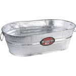 Behrens 22QT Hot Dipped Oval Tub. Fixed Price $45.51.