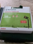 Westinghouse 25FT Landscaping Projector Cord Green 3 Grounded Outlets Outdoor. Fixed Price $21.50.