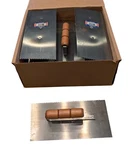 Lot 12 New Old Stock Barco Corrugated & Smooth Finishing Trowel Wood Handle Usa. Fixed Price $59.50.