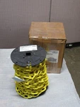 New Apex Tool Yellow Polycoat Proof Coil Chain PD0722127 1/4" 60' Ft Reel. Fixed Price $98.00.