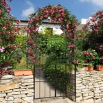 Garden Arbor Trellis With Gate 7.5 Ft Patio Archway Pergola For Wedding. Fixed Price $79.99.