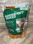 Frost King Downspout Gutter Guard Fits 2"- 3" G626 White. Fixed Price $5.99.