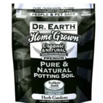 Dr. Earth Organic & Natural Home Grown Pure Potting Soil 4 Dry Quarts Herb. Fixed Price $12.99.