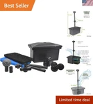 Versatile 320 Gph Filter Kit With Submersible Pump For Ponds Up To 500 Gallons. Fixed Price $160.99.