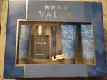 Valor Men's Fragrance Signature Collections With Free Flashlight 5 Pcs Gift Set. Fixed Price $25.00.