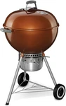 Weber Original Kettle Premium 22" Charcoal Grill: One-touch Cleaning, Copper. Fixed Price $232.50.