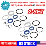 2SETS For Toro Dingo Lift Cylinder Rebuild Kit Seal & O-ring Replaces 104-6268. Fixed Price $128.99.