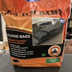 6-PACK Quick Dam QD1224-6 Water Activated Flood Bags 24X12 New/sealed. Fixed Price $22.00.
