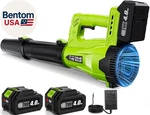 Leaf Blower, Powerful Electric Cordless Blowers With 2 X 4.0AH Battery And. Fixed Price $66.28.