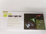 One Stop Gardens Solar Light Set (3) Piece. Fixed Price $23.00.