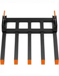 48" Clamp Debris Forks Tractor Skid Steer Loader Bucket Pallet 5-TINE. Fixed Price $144.31.