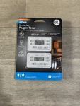 General Electric Indoor Plug-in Timer Simpleset Of Two. Fixed Price $18.48.