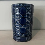 Trendspot 10" Tall Cobalt Blue Carlysle Round Ceramic Planter-indoor Outdoor. Fixed Price $29.99.