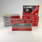 New Basf Cassette Tape Lot Of 11 Ferro Extra I 90 Lh Sealed. Fixed Price $55.00.