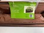 Garden Treasures Wall Trough Planter 24" Canvas Set Of Two 0035867 New. Fixed Price $24.99.