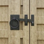 Renovators Supply Door Lock Latch 6.5 Wrought Iron Black Gate Ring. Fixed Price $37.99.