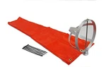 Airport Windsock Corporation 8"X36" Orange & Aluminum Frame. Fixed Price $65.90.