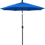 California Umbrella 7.5' Round Aluminum Crank Lift Olefin Royal Blue. Fixed Price $89.99.