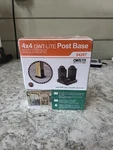 Ozco 54207 Laredo Sunset Owt-lite 4X4 Post Base KIT*1 Per Box*free Shipping. Fixed Price $24.98.