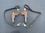 Vintage Buckingham Linesman Pole Tree Climbing Gaffs Spikes. Fixed Price $80.00.