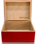 Large Storage With Lid - Heritage Red Wooden Keepsake Boxes Home Decor. Fixed Price $54.95.