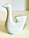 Vintage White Ceramic Bird Vase Planter Mcm Japan Peacock Feather Display Decor. Fixed Price $30.99.