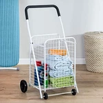 Honey-can-do White Four Wheel Utility Cart, 36.875X21.25X16.75 CRT-01513. Fixed Price $57.70.