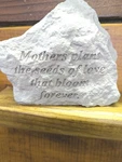 Kay Berry Memorial Decorative Garden Stone With Verse For Mothers. Fixed Price $6.95.