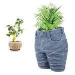 Creative Denim Pants Flower Pot, Resin Shape Garden Figurines Planter Ornamen.... Fixed Price $46.13.