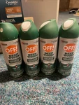 4 Pack Off! Deep Woods Long Lasting Insect Repellent V Aerosol 6 Oz Each. Fixed Price $9.95.
