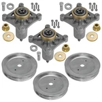 Caltric Spindle Pulley Set For Husqvarna 192870 532187281 46"-54" Decks 3X. Fixed Price $85.00.